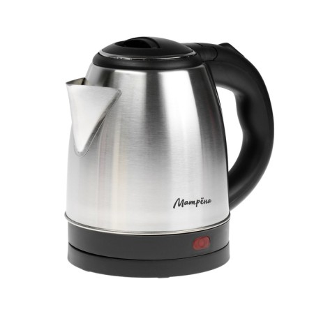 Electric kettle "Matryona" MA-153, Metal, 1.2 l, 1500 W, silver-black