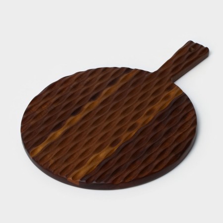 Groot board with a pen “Relief”, 35 × 25 × 1.5 cm, acacia-1