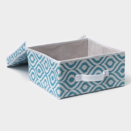 The storage box "Laguna", 30 × 28 × 15 cm, the color turquoise-5