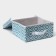 The storage box "Laguna", 30 × 28 × 15 cm, the color turquoise
