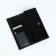 Women's wallet on the button, Textura, black color