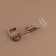 Bag Fraille, 2.3 × 3.5 cm, pearl silver color