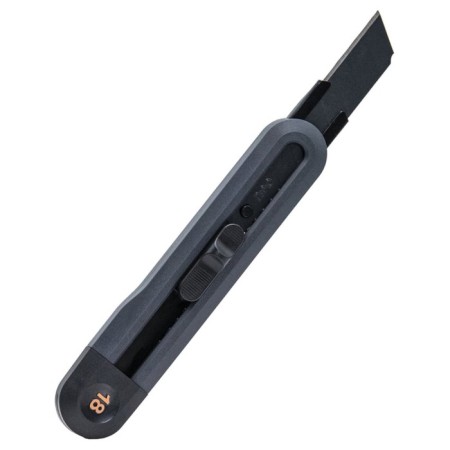 Technical knife Deli HT4018 104616, Softtach, Black, 18 mm-5