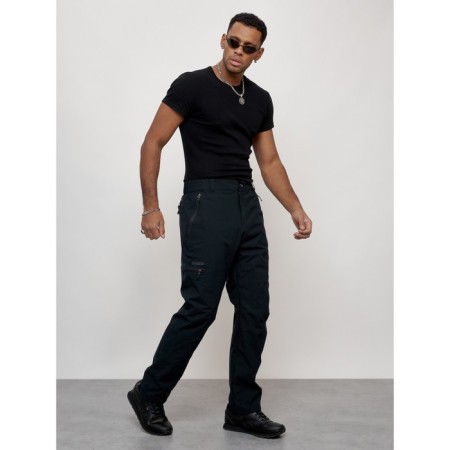 Sports male winter, size 48, dark blue color-9