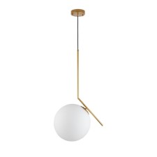 Светильник подвесной St Luce. SL1148.313.01. Codda. 1х60 Вт, E27, 25х25 см, цвет латунь