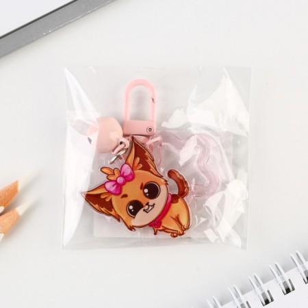 Key keychain, children's “Evil dog” 3.5 x 10 cm-4
