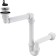 Cyphon for the ALCAPLAST A413, DN = 40 mm shell, saving space, grate DN = 63 mm