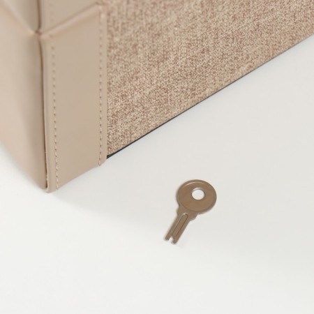 Casket to the leatherette to decorations the chest "Dairy" combined 23.5x16.5x14.5 cm-5