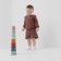 Kidsa (sweatshirt, shorts) minku, brown color, height 86-92 cm