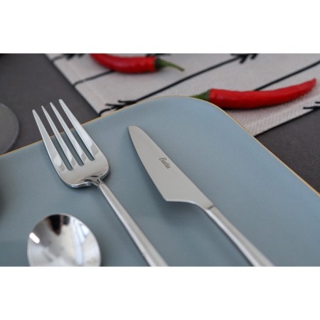 Tablespoon "Thornebury", length 21 cm, thickness 7 mm, silver color-7
