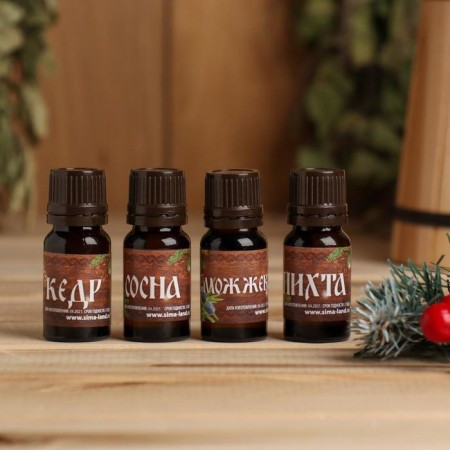 Set 4 Aromamaria 10 ml "Happy New Year! With a light steam!"-1