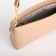 Bag Women's Cross-Bodi with a zipper, beige color