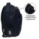 Youth backpack, 44 x 30 x 17 cm, ergonomic back, calligrata p "Headphones"