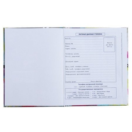 Diary for grades 5-11, 48 sheets "Error 404", solid cover, glossy lamination-5