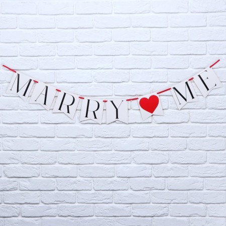 Гирлянда «Marry me», свадебная, 130 см.-1