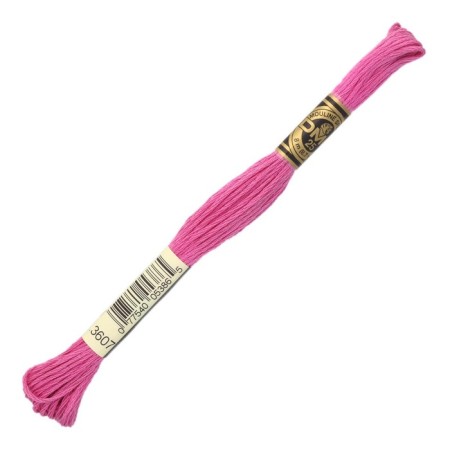 The threads of the DMC 117 (3607), 12 pcs. packaged