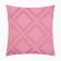 Decorative pillowcase "Ethel" rhombus 42*42 cm, pink