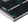 Note book A5 80 sheets in a cage on a crest, Emerald Green, solid cover, Soft-Tach lamination, title sheet, block 70