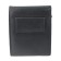 Male bag, 2 departments, with a portfolio lock, black color