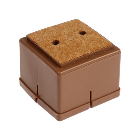 Furniture rubber pad felt, square, d = 30-35 mm, 4 pcs-2