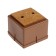 Furniture rubber pad felt, square, d = 30-35 mm, 4 pcs