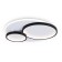 LED LED AMBRELLA ACRYLICA DIK FA7719 with a remote control 64W, LED, white, black color