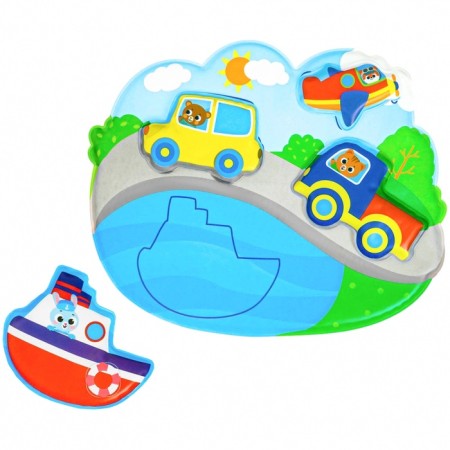 The toy developing for the bath "Correspondence", the base+ 4 stickers, types of mix, crumb I-8
