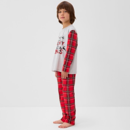 New Year. Pajama Children's KAFTAN "X-MAS" Size 28 (86-92 cm)-2