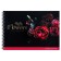 Album for drawing A4, 40 sheets on the crest Night Flowers, Cardboard Cover, Foil embossing, Offset block 100 g/m2, mix