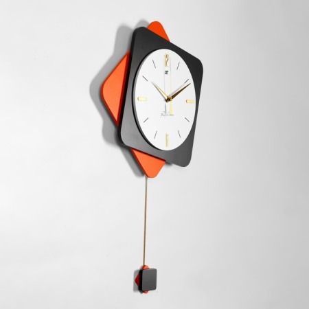 Wall clock, series: pendulum, 60 x 38 cm, d-24 cm-1