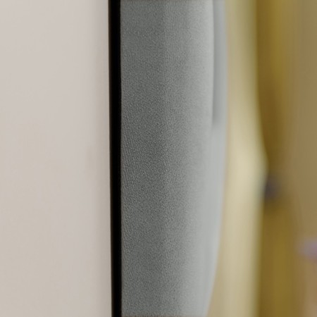 Square mirror "Alero" with buttons, 855 × 855 mm, premium velor, color stellar dust-3