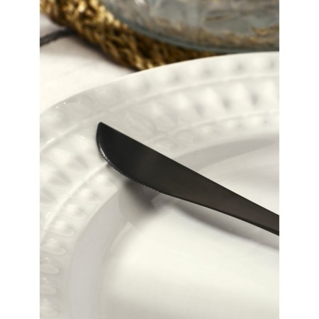 Stainless steel knife Magistro "folk", length 22 cm, black color-1