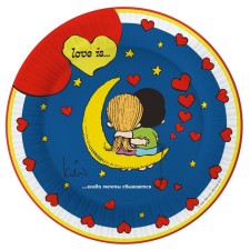 A set of paper plates 