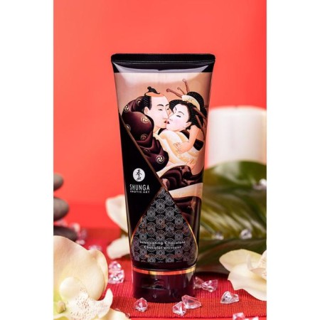 SHUNGA massage cream "Drunk chocolate", edible, 200 ml-6