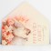 Money envelope "Happy Wedding", pigeons, glitter, 16.5 x 8 cm