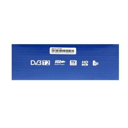 The console for digital TV Barton Th-563, FullHD, DVB-T2, HDMI, USB, Black-7