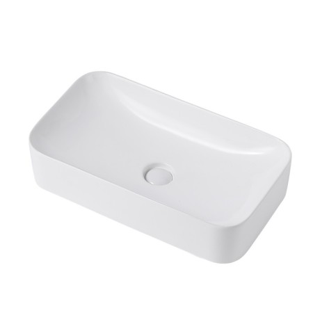 ABBER RECHTECK AC2204 sink, invoice, 605x350x135 mm, white-1