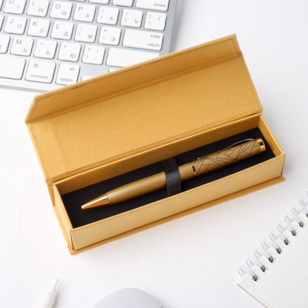 Pen in the case "Best Teacher", metal, blue paste, 1.0 mm-1