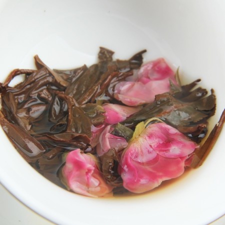 Chinese sustained red tea "Danhun with Rose", 100 g, 2023, Yunnan, damn-3