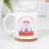 A set of mugs for two, sublimation "Best Grandfather and Grandpa", 2 circles, 320 ml