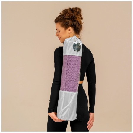 Sangh yoga-brush cover “Flower”, gray color-5