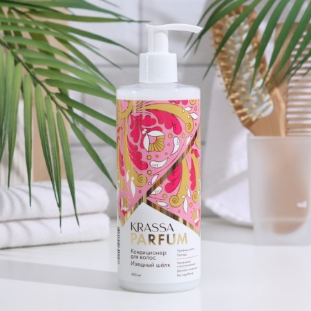 Hair conditioner Krassa, "Elegant silk", 400 ml
