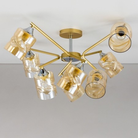 Cutilux Cutilux chandelier CL137182 70x70x29 cm, 8x60W, e27, yellow color-9