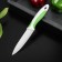 Knife ceramic shares "Smart", blade 10 cm, green color