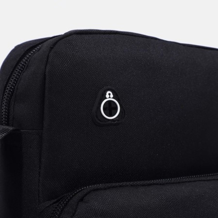 Male bag, black color-3