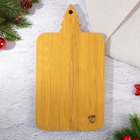 Menzhitsa wooden "Christmas tree", 28.9 x 15.5 cm-4