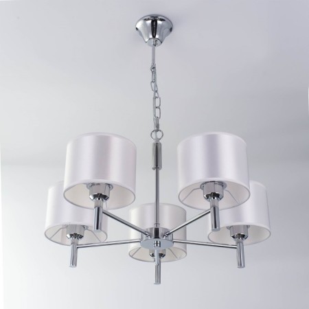 Evora chandelier, 5x75W E27, white 50x50x150 cm-1