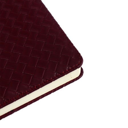 Gift Davente.clair: Diaumer Lowed A5 136 sheets, solid cover, block 70, Bordeaux + ballpoint pen-5