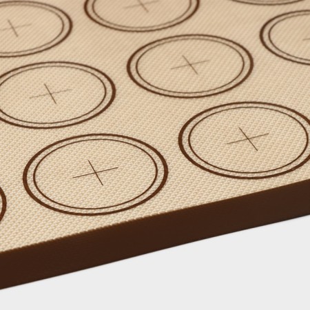 Silicone rug for pasta reinforced "Macaron. Plus", 42 × 29.5 cm, color mix-4