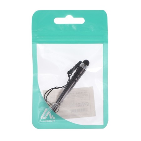 Luazon stylus, "drop", for a tablet and phone, 6 cm, heat, with a mount, black-3